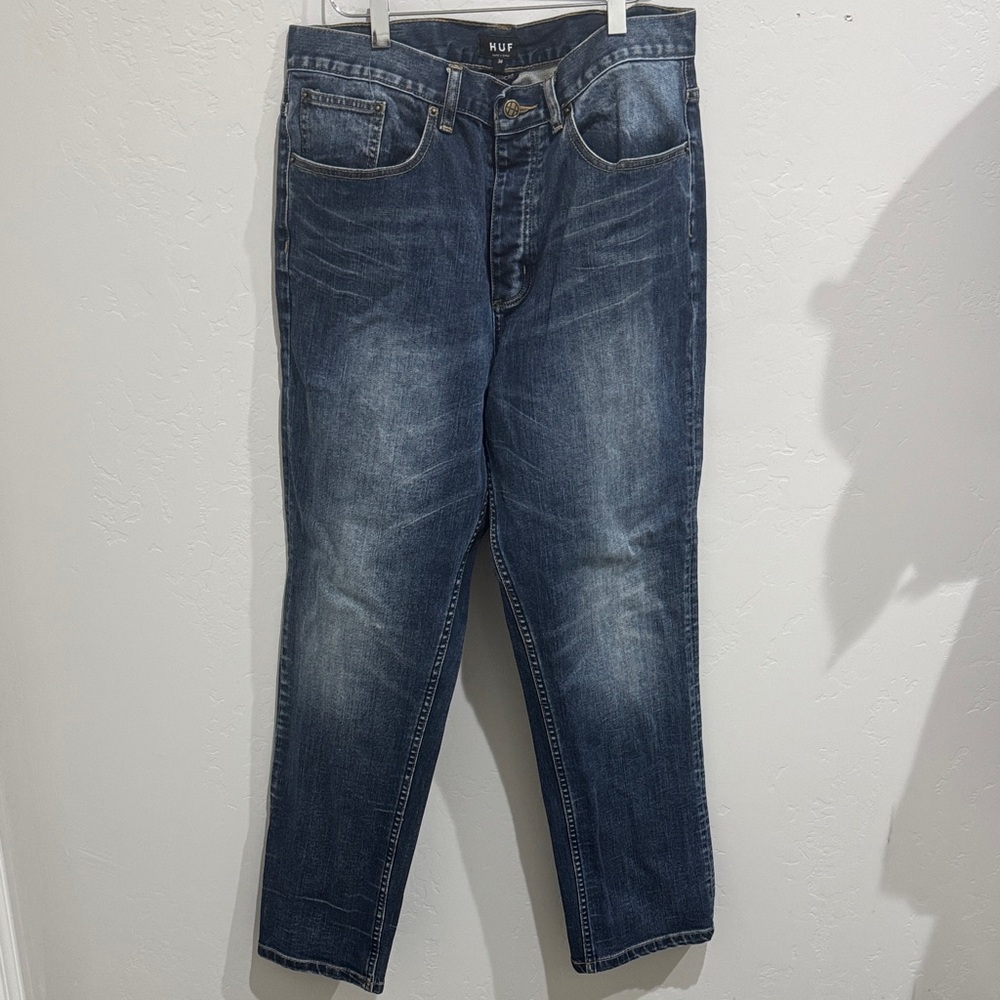 HUF Dark Blue Classic Fit Jeans